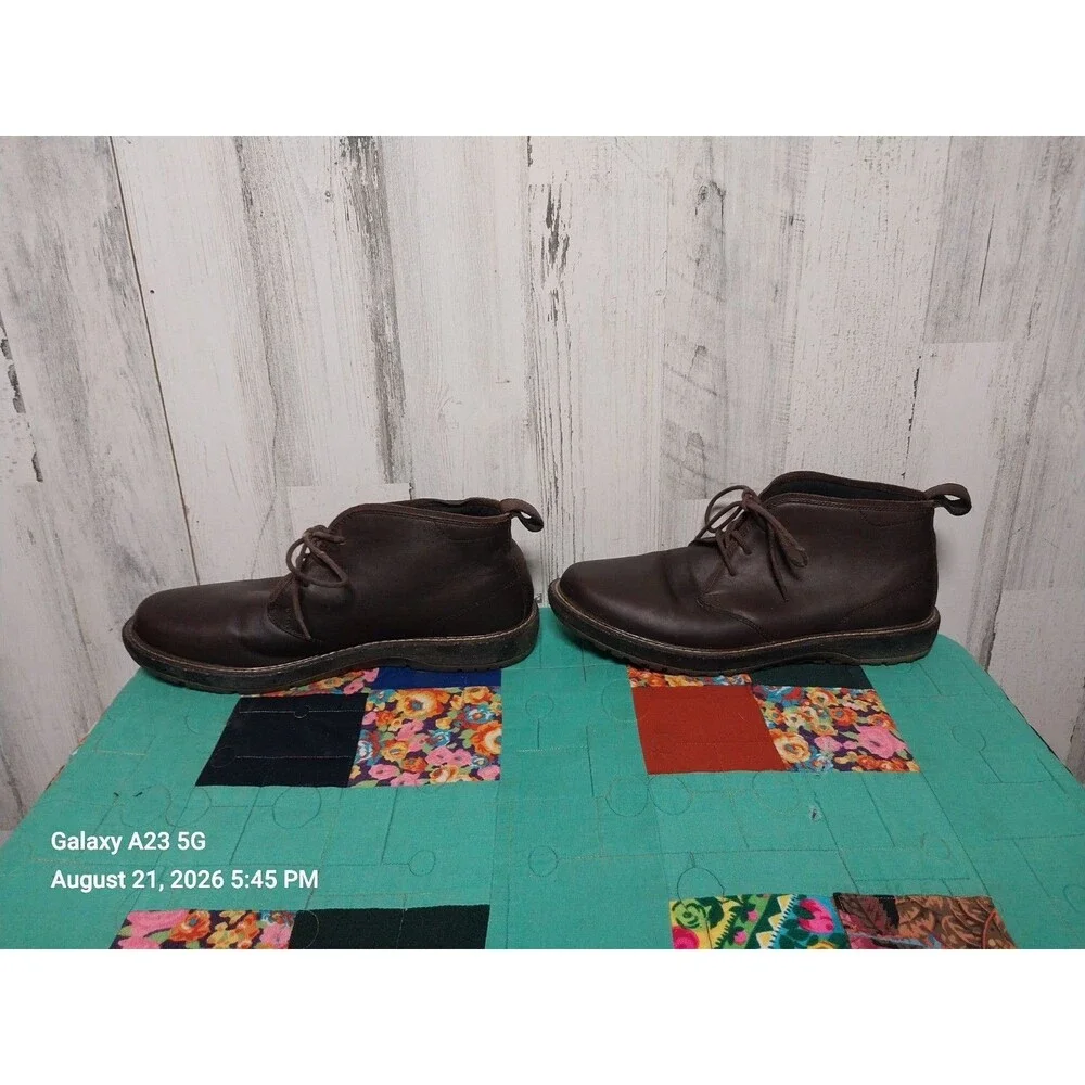 Abeo Boyd Chukka Boots Size 11M Brown Leather